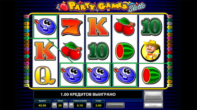 Бонусная игра Party Games Slotto 7